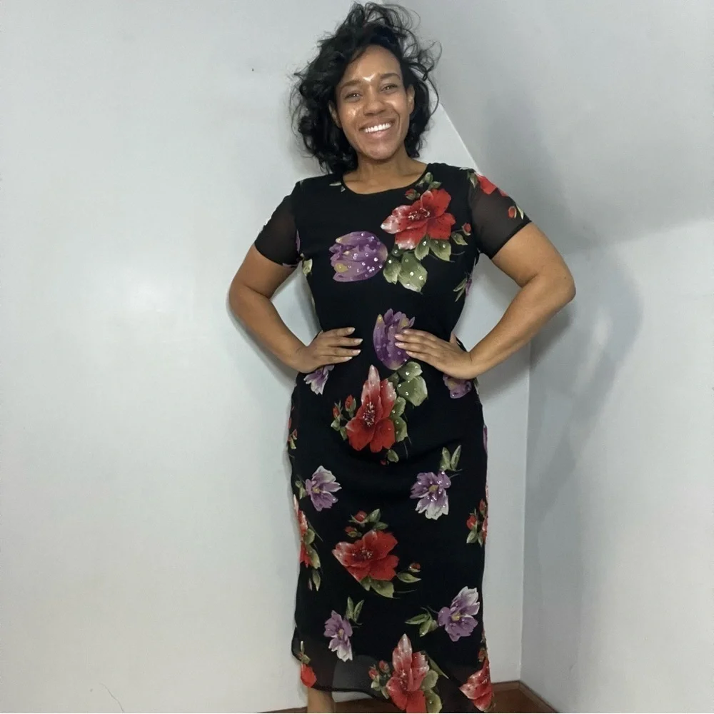 flowy vintage dress vintage flowy dress Old Fashioned Vintage Maxi Dress with Long Sleeves